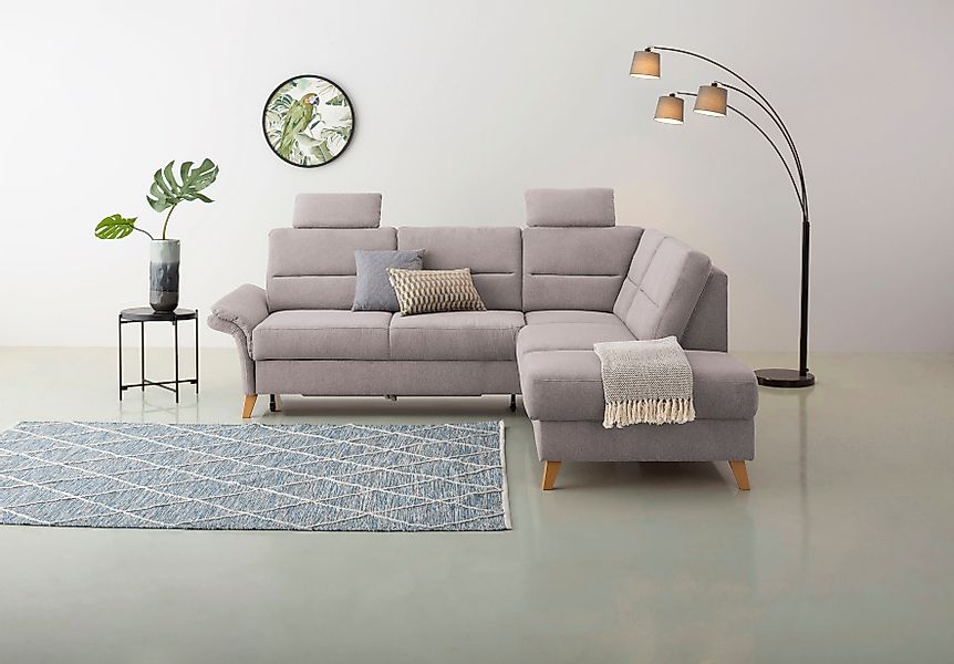 Home affaire Ecksofa Westerland L-Form, Federkern-Polsterung, günstig online kaufen