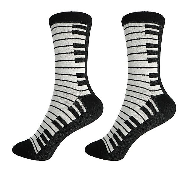 mugesh Freizeitsocken Musik-Socken Tastatur für Musiker günstig online kaufen