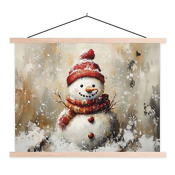 MuchoWow Poster Schneemann - Winter - günstig online kaufen