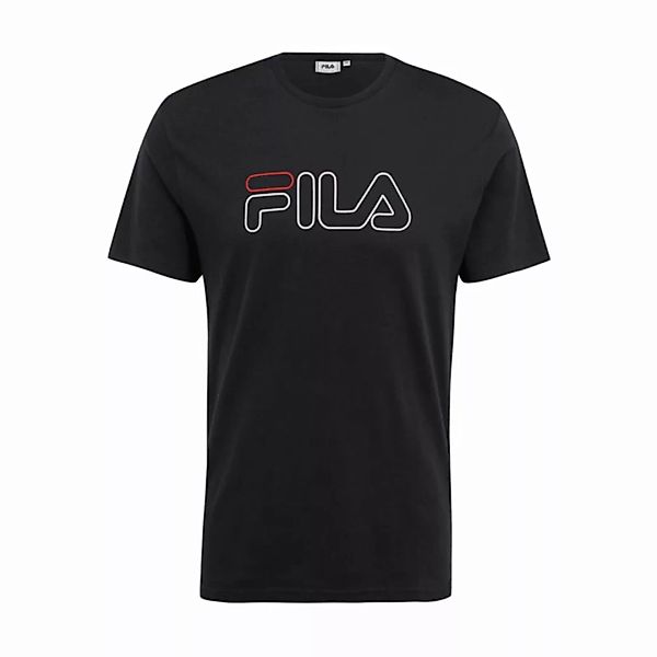 FILA Herren T-Shirt PAUL - Crewneck Tee, Rundhals, Kurzarm, Logo-Print Schw günstig online kaufen