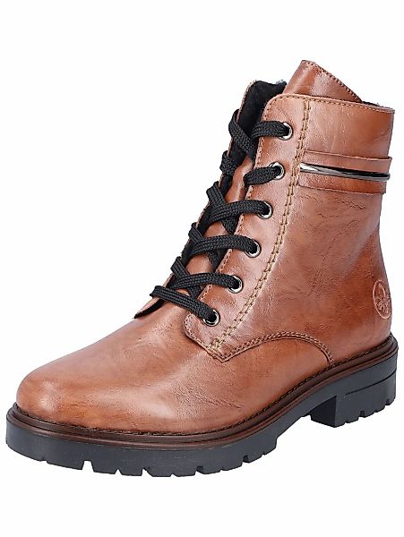 Rieker Schnürstiefelette "Rieker Stiefelette Lederimitat" günstig online kaufen
