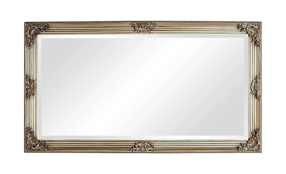 Rahmenspiegel  Iseo ¦ silber ¦ Massivholz,Holzwerkstoff,Polyresin (Kunsthar günstig online kaufen