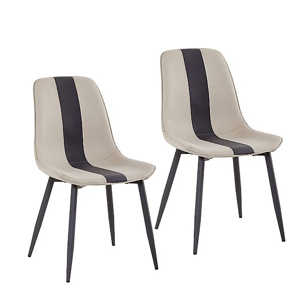 Mondeer Esszimmerstuhl Polsterstuhl, mit Metallbeinen, (2 günstig online kaufen