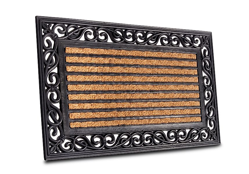 HANSE Home Fußmatte "Mix Mats Gummi Kokos Panama, Türmatte" rechteckig 8 mm günstig online kaufen