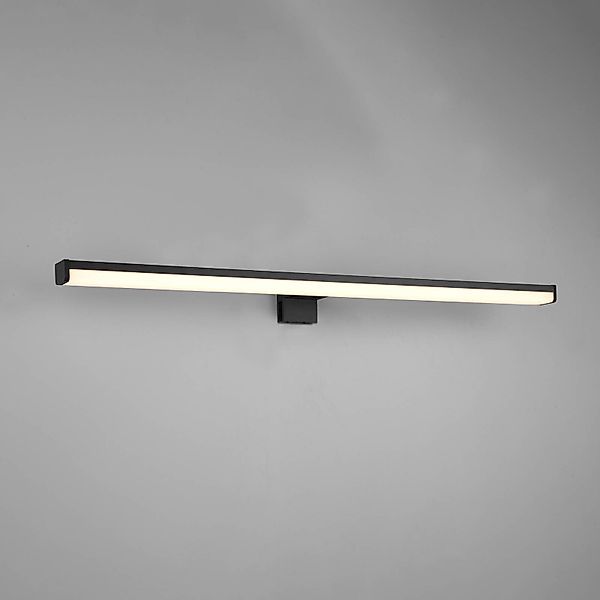 Trio LED-Wandleuchte Lino 60 mm x 600 mm x 105 mm Schwarz Matt günstig online kaufen