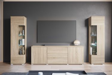 INOSIGN Wohnwand KENIA, (Komplett-Set, 3-St), Vitrinen günstig online kaufen