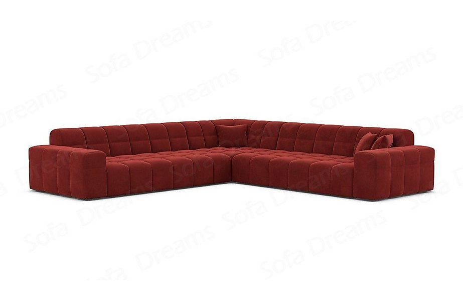 Sofa Dreams Ecksofa Polsterstoff Ecksofa Samt günstig online kaufen