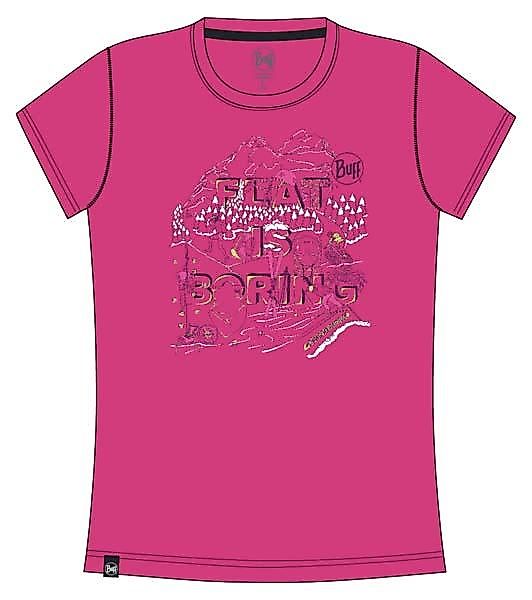 Buff ® Meru Kurzärmeliges T-shirt M Pink Beetroot günstig online kaufen