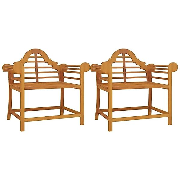 vidaXL Gartenstühle 2 Stk 91x62x94 cm Massivholz Teak 319151 günstig online kaufen