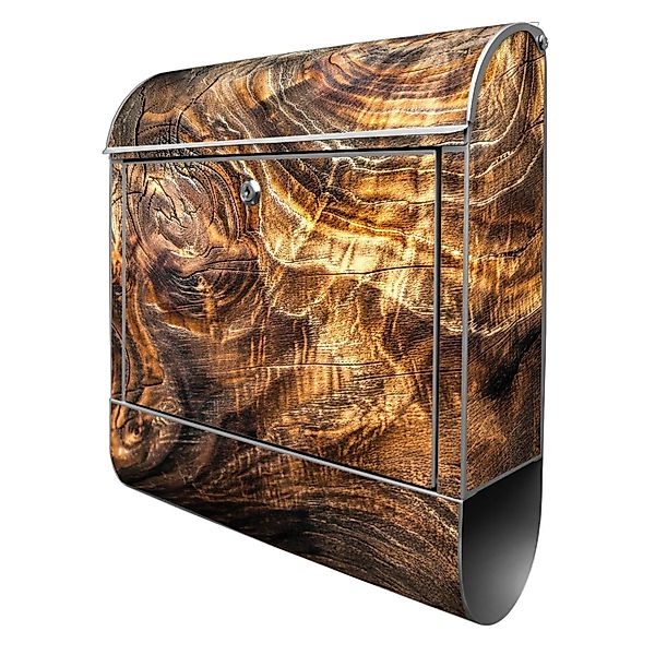 Banjado Design Briefkasten Silber Pulverbeschichtet 39x47x14cm 2 Schlüssel günstig online kaufen