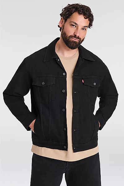 Levis Plus Jeansjacke "BIG TRUCKER", ohne Kapuze, mit Knopfleiste und Brust günstig online kaufen
