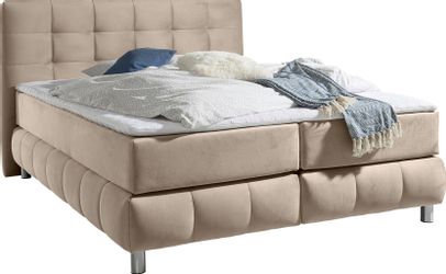 andas Boxspringbett "Salo" incl. Topper, 6 Breiten, 2 Härtegrade, TFK auch günstig online kaufen