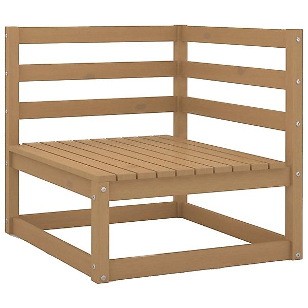 vidaXL 3-tlg Garten-Lounge-Set Honigbraun Massivholz Kiefer Modell 6 günstig online kaufen