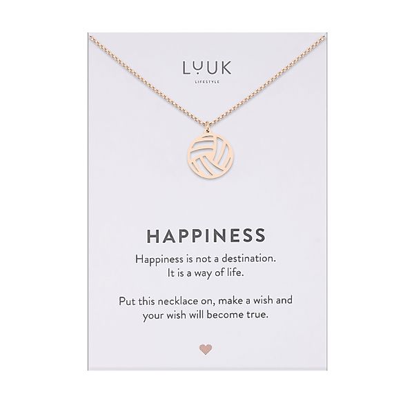 LUUK LIFESTYLE Kette mit Anhänger Volleyball, günstig online kaufen