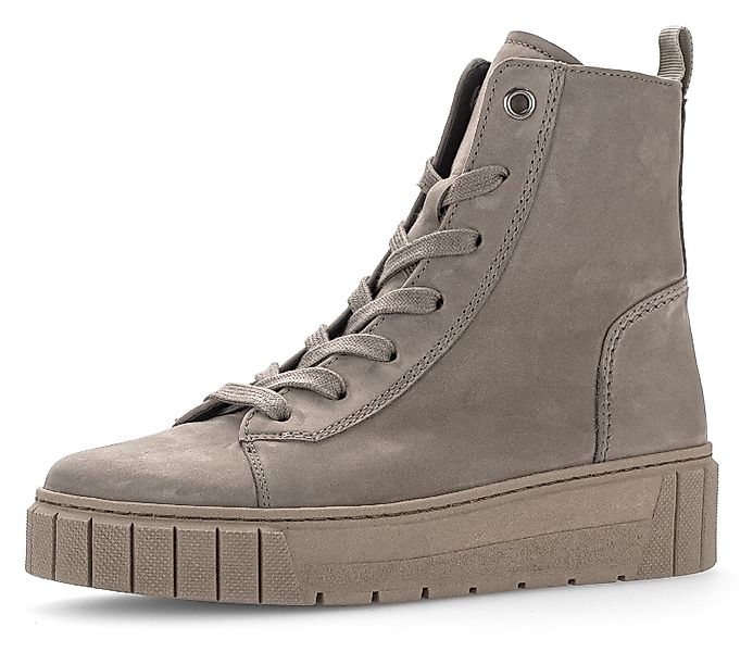 Gabor Davos Schnürboots, Plateau, Komforschuh, Stiefelette günstig online kaufen