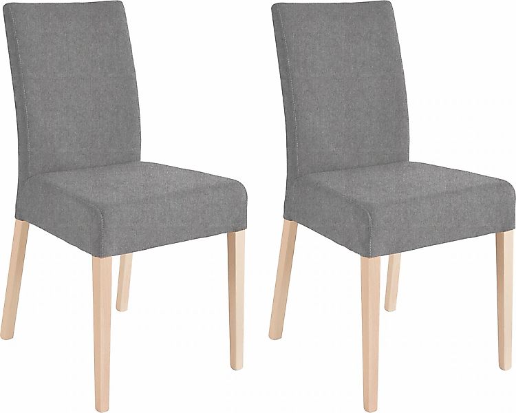 Home affaire 4-Fußstuhl "Umag" (Set) 2 Stk.Sitz und Rücken gepolstert günstig online kaufen