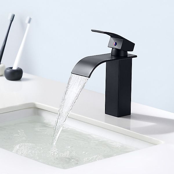 Auralum Max Waschtischarmatur Wasserfall Bad Wasserhahn günstig online kaufen