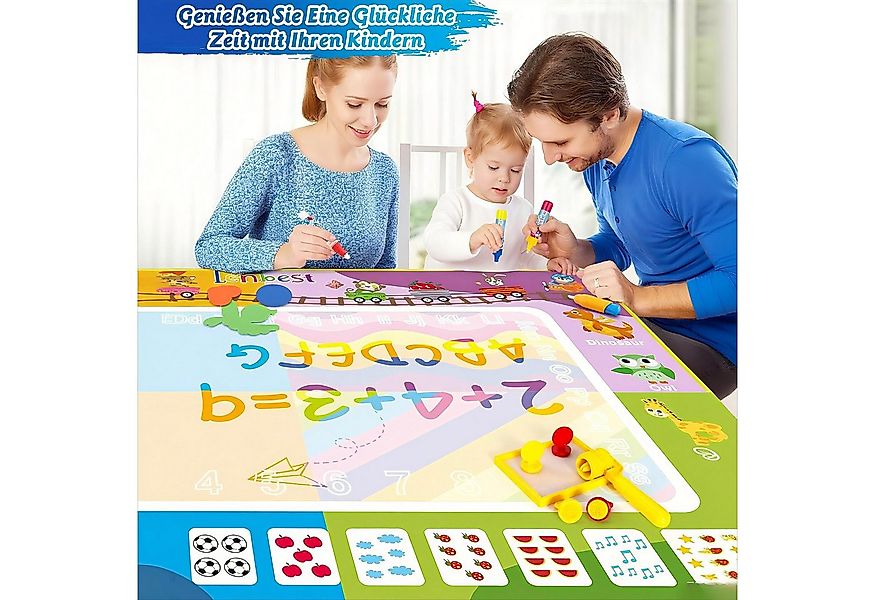 POPOLIC Kreativset 150×100cm Wasser Doodle Matte - Aqua Magic Doodle Matte, günstig online kaufen