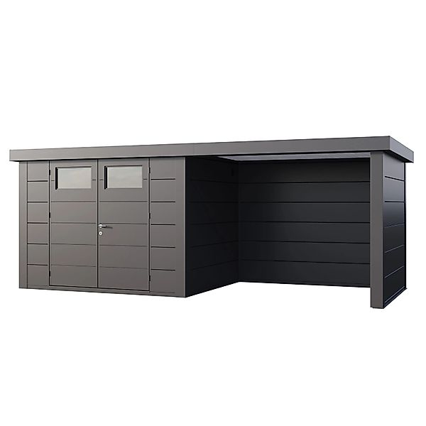 Gerätehaus Classico 3024 mit Lounge S Rechts 582 cm x 238 cm Anthrazit günstig online kaufen