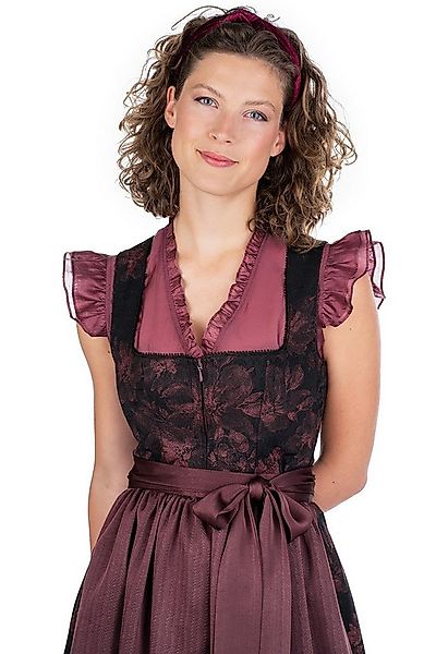 MarJo Dirndl Midi Dirndl 2tlg. - IGGENSBACH - schwarz/bordeaux günstig online kaufen