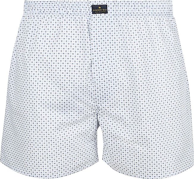 Steppin' Out Boxershort Print Stars Blue - Größe M günstig online kaufen