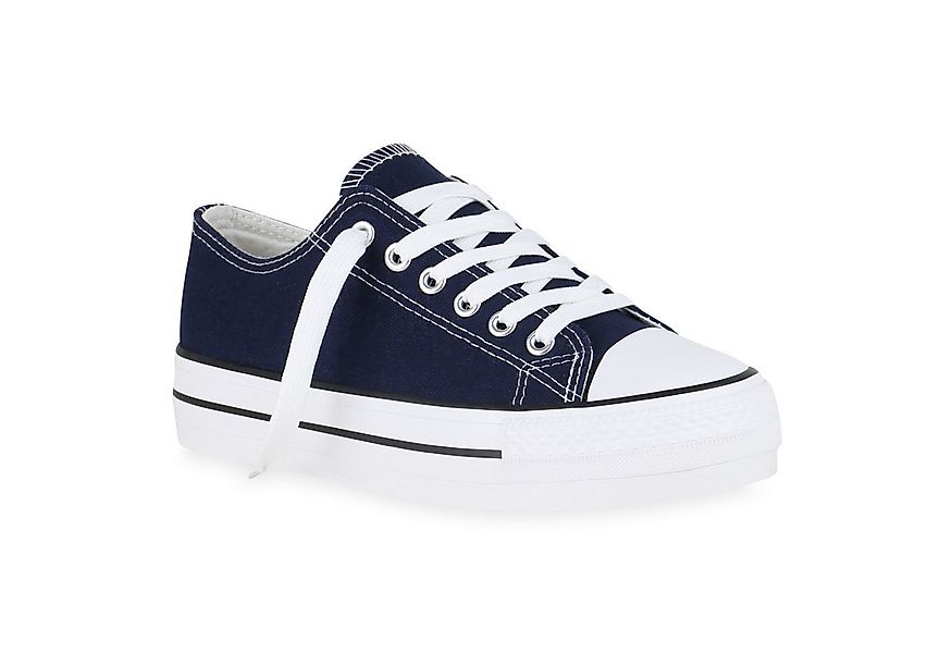 VAN HILL 825894 Plateausneaker Damen Plateau Sneaker Turnschuhe Schnürer Ba günstig online kaufen