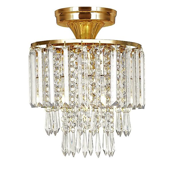 BlingBin Kronleuchter Kristall-Deckenleuchte, 3-lagige Kristalllampe Decken günstig online kaufen
