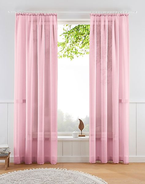 my home Gardine TENDER, Kräuselband (1 günstig online kaufen