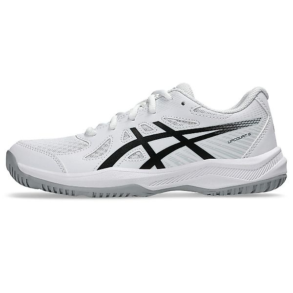 Asics UPCOURT 6 GS WHITE/BLACK Handballschuh günstig online kaufen