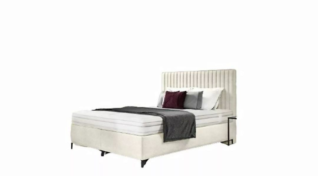 JVmoebel Boxspringbett Designer Bett Doppelbett Luxus Schlafzimmer Polsterb günstig online kaufen
