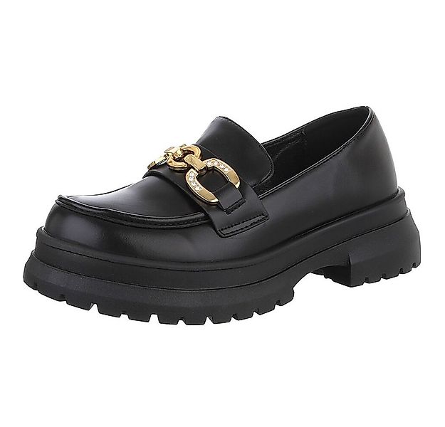 Ital-Design Atmungsaktive Plattformsandale für Damen im Alltag Slipper (898 günstig online kaufen