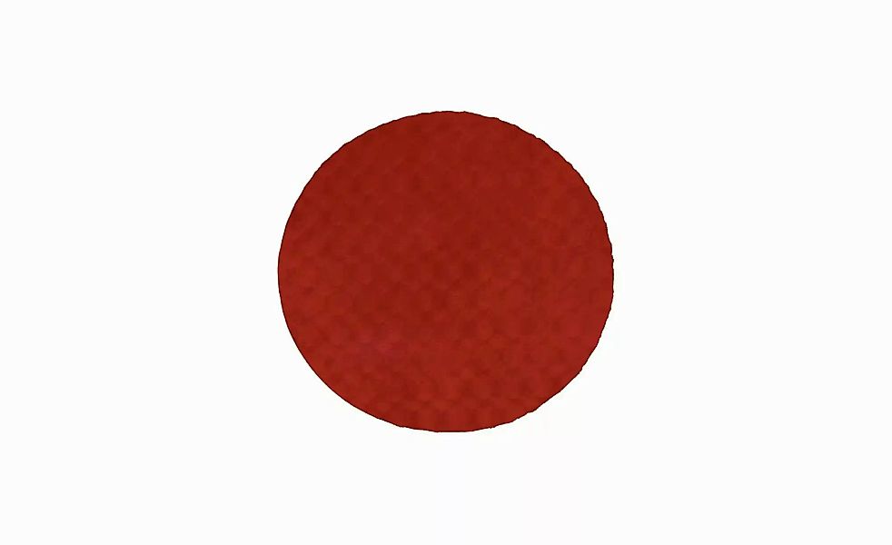 Teppich   ¦ rot ¦ Synthetische Fasern ¦ Maße (cm): B: 120 H: 3  Ø: 120 Tepp günstig online kaufen