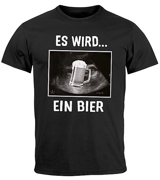 MoonWorks Print-Shirt Herren T-Shirt Männer Bier günstig online kaufen