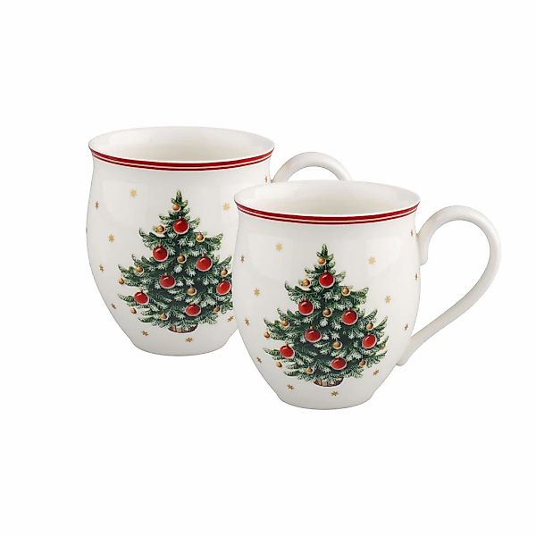 Villeroy & Boch Becher "Henkelbecher Tannenbaum Toys Delight 390 ml 2er Set günstig online kaufen