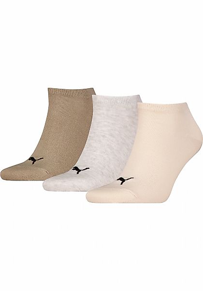PUMA Sneakersocken "UNISEX SNEAKER PLAIN" 3 Paar tlg. mit Logostickerei günstig online kaufen