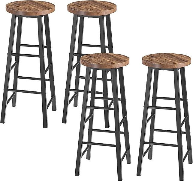 Woltu Barhocker (4 St), Gestell aus stabilem Stahl, Stizfläche aus MDF günstig online kaufen
