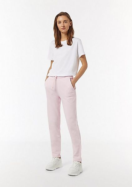 comma Chinos Hose Sweat-Hose mit Stickerei günstig online kaufen