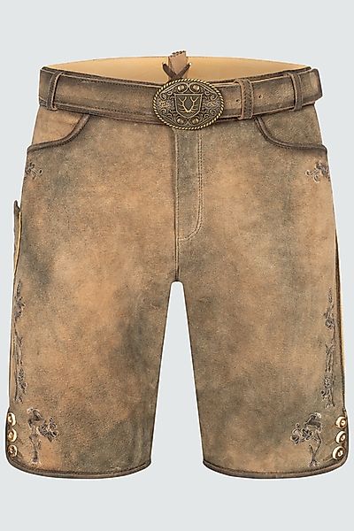 Lederhose Paulo mit Gürtel günstig online kaufen