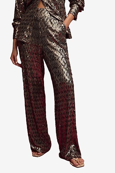 Next Palazzohose Paillettenhose mit weitem Bein günstig online kaufen
