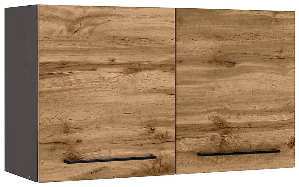 HELD MÖBEL Hängeschrank »Tulsa«, 100 cm breit, 57 cm hoch, 2 Türen, schwarz günstig online kaufen