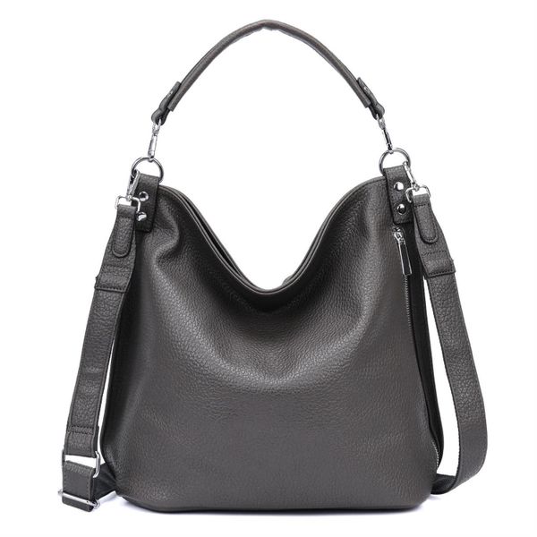ITALYSHOP24 Schultertasche DAMEN XXL SHOPPER HOBO günstig online kaufen