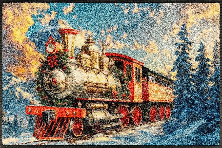 wash+dry by Kleen-Tex Fußmatte Snow Express, rechteckig, Höhe: 7 mm, waschb günstig online kaufen