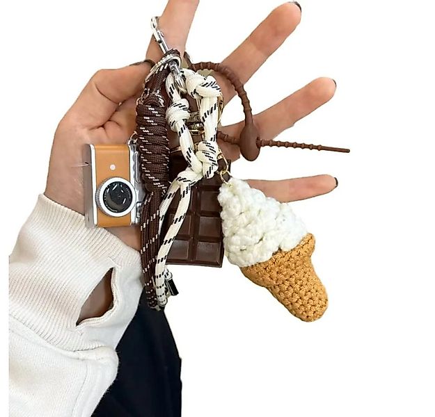 Blusmart Schlüsselanhänger Kawaii Schlüsselanhänger Set (Gewebte Seil Dekor günstig online kaufen