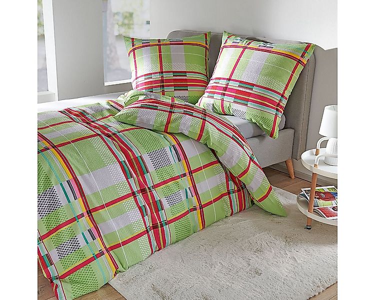 Janine Bettwäsche Tango 20139, Seersucker, 2 teilig günstig online kaufen