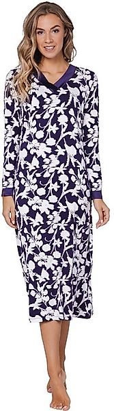 Pastunette Nachthemd Damen Schlafshirt lang (1-tlg) Edles Design günstig online kaufen