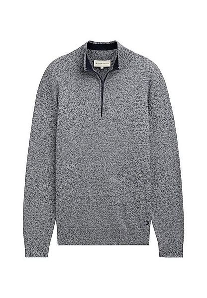 TOM TAILOR Troyer Pullover Strickpullover Troyer (1-tlg) günstig online kaufen