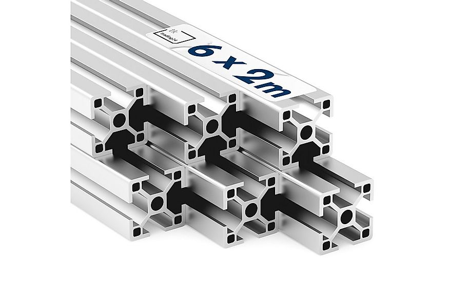 tktrading24 Profil 6x Alu Profil 30x30mm 2m System-, Montage-, Konstruktion günstig online kaufen