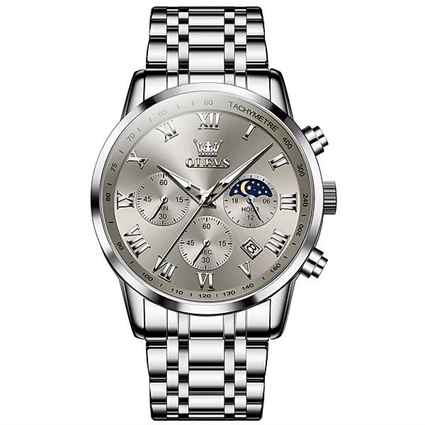 OLEVS Quarzuhr OLEVS Luxus Herrenuhr Chronograph günstig online kaufen