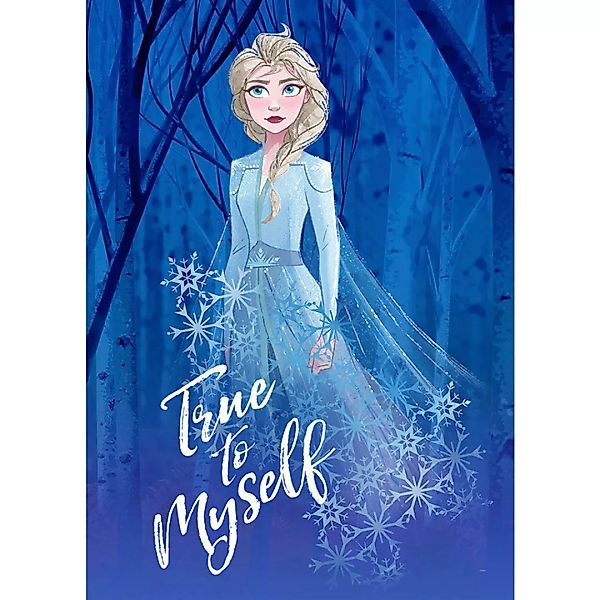 KOMAR Wandbild - Frozen 2 Elsa true to myself - Größe: 50 x 70 cm mehrfarbi günstig online kaufen