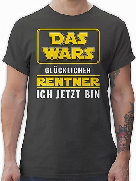 Shirtracer T-Shirt Das Wars Rente Rentner Rente günstig online kaufen